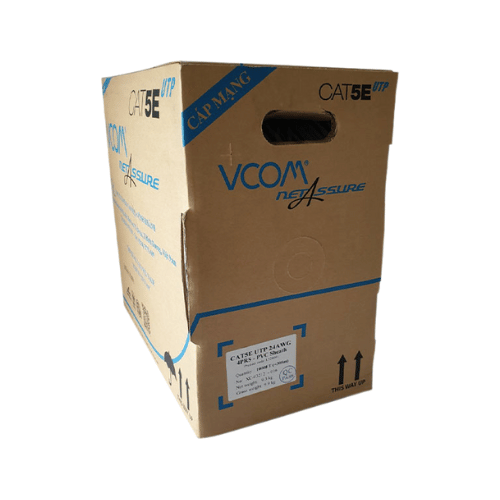 Cáp mạng cat5e vcom L524004 1 Cáp mạng cat5e vcom L524004