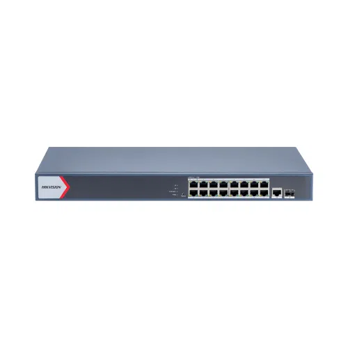 Switch poe 16 cổng hikvision DS-3E1518P-EI