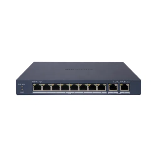 Switch poe 8 cổng hikvision DS-3E1510P-EI